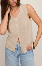 Syd Linen Knit Tank Vest