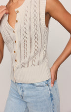 Cabot Crochet Vest