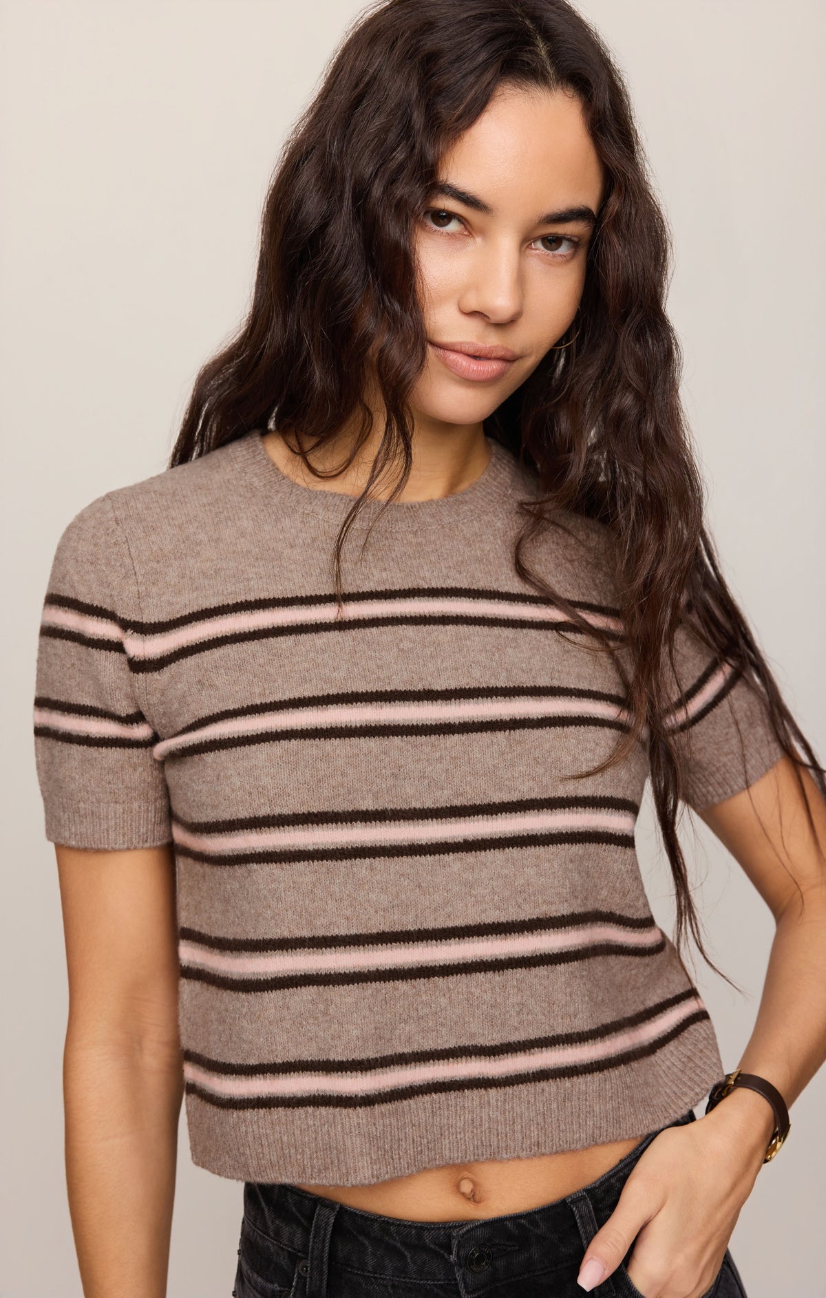 Gatewood Stripe Sweater Tee