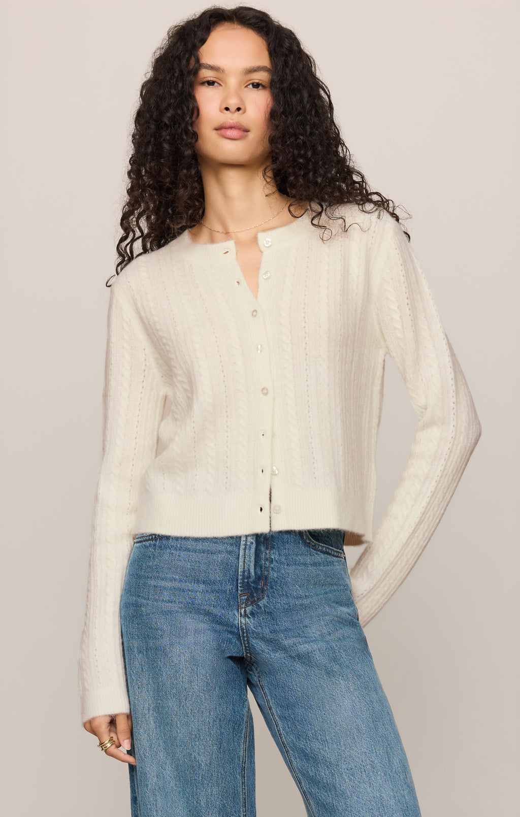 Medina Cable Cardigan